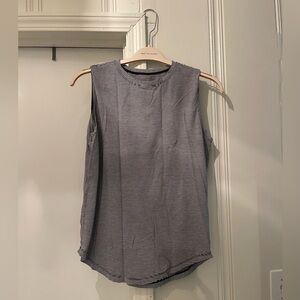Lululemon Black & White Striped Tank